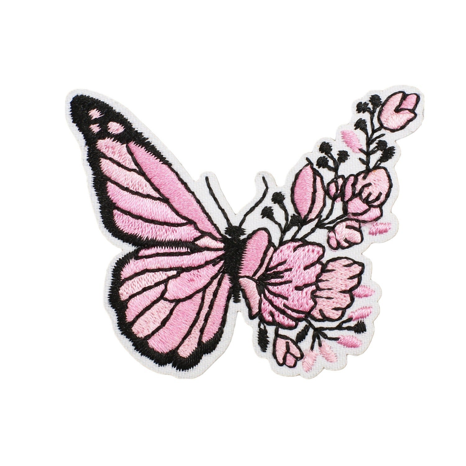 Wholesale Pink Python Embroidered Cloth Sticker